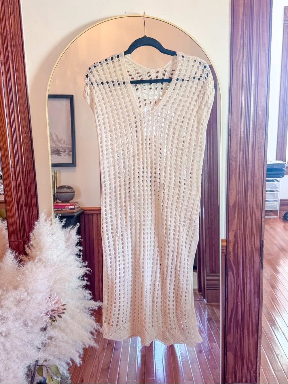 CUPSHE Short Sleeve Cut-Out Cover-Up Dress - Picture 4 of 9